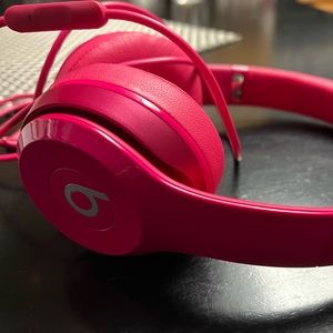 Beats Wired Headset - hot pink color